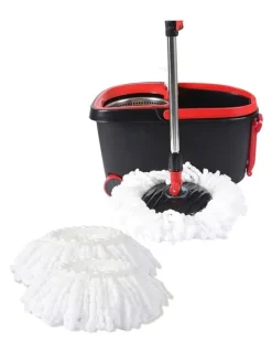 Cleanflo Spin Mop Bucket Set in Black