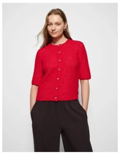 Commonry Leanna Cardigan in Rouge