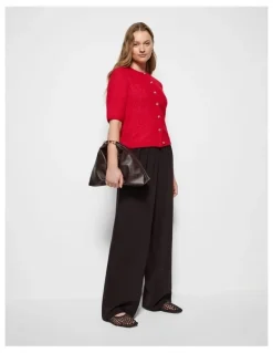 Commonry Leanna Cardigan in Rouge