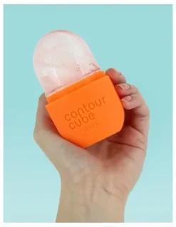 Contour Cube Mini Ice Cube in Peach