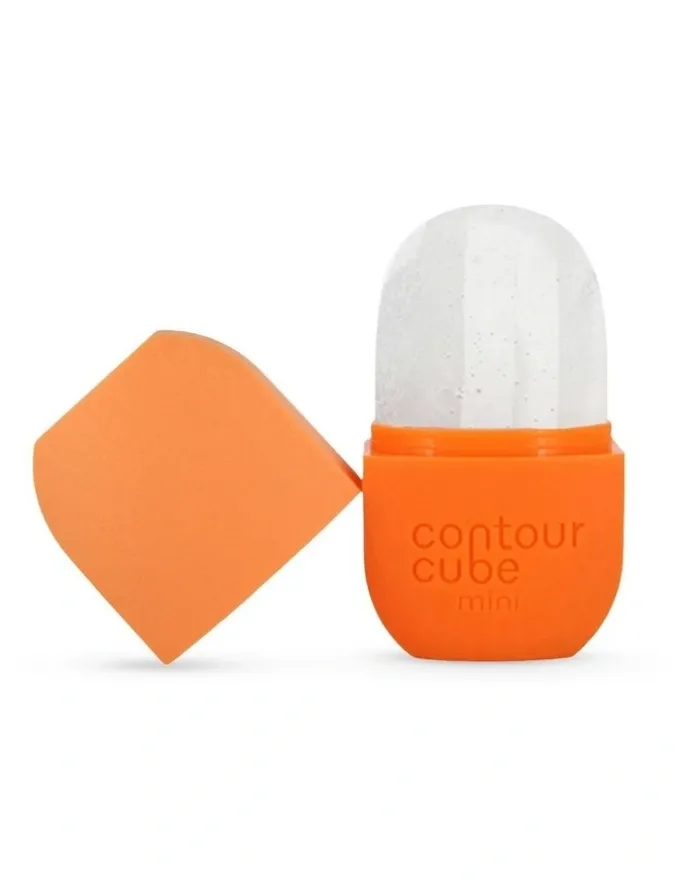 Contour Cube Mini Ice Cube in Peach