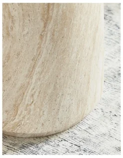 Cooper & Co Astrid Side Table 46cm in Travertine