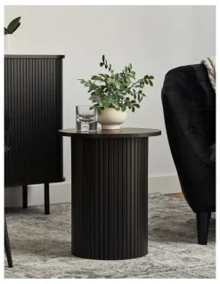 Cooper & Co Haven Side Table 40cm in Black