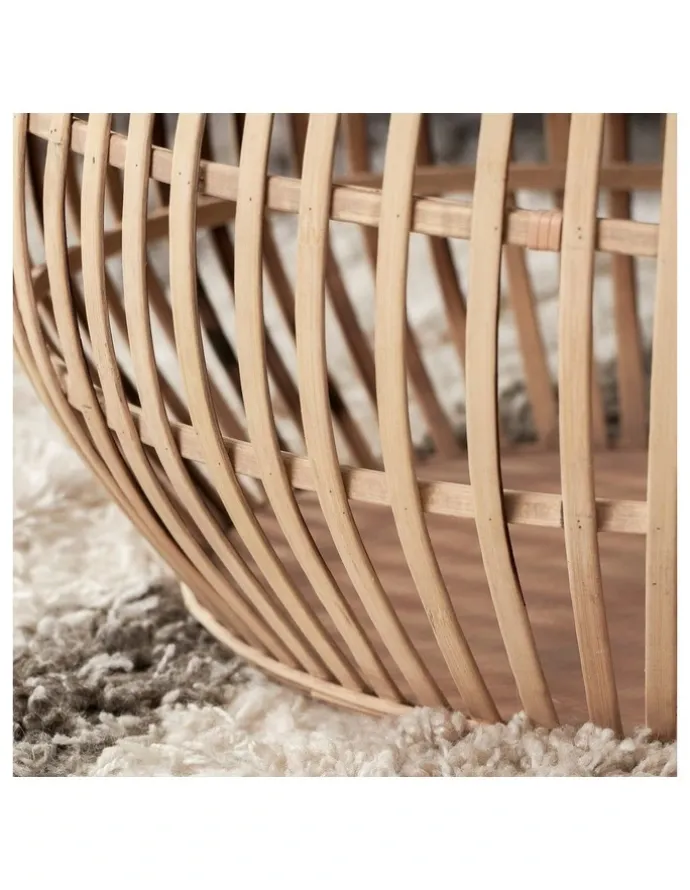 Cooper & Co Sara Bamboo Coffee Tables Set of 2 in Natural