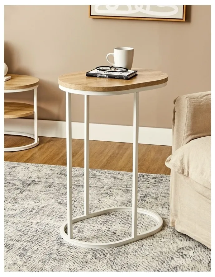 Cooper & Co Sonoma Side Table 50cm in White