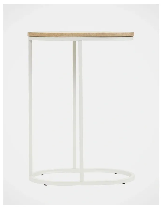 Cooper & Co Sonoma Side Table 50cm in White