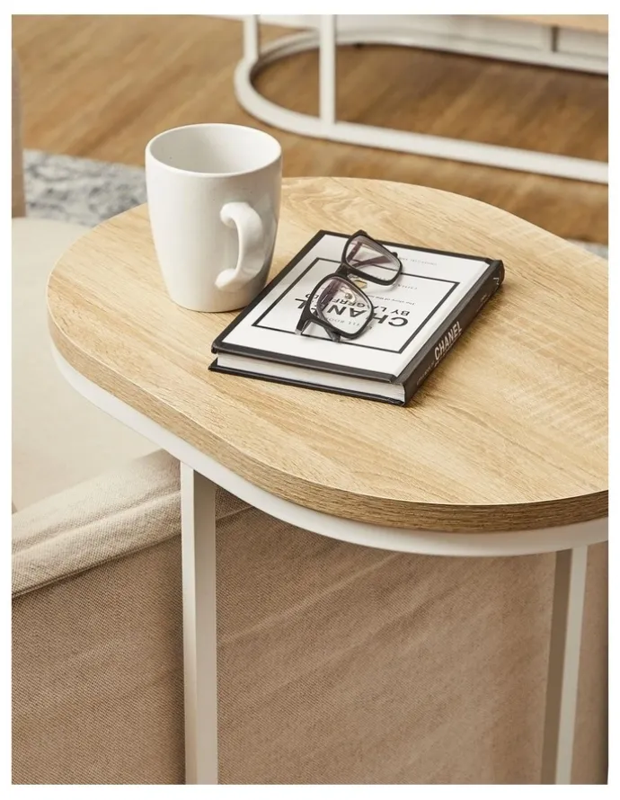 Cooper & Co Sonoma Side Table 50cm in White