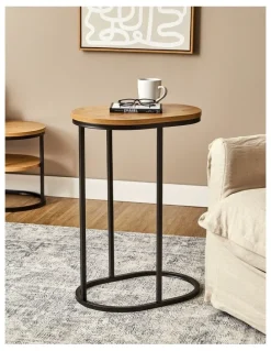 Cooper & Co Sonoma Side Table 50cm in Black