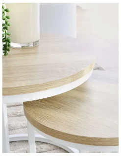 Cooper & Co Sonoma Side Tables Set Of 2 in White