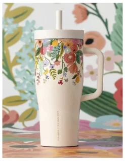 Corkcicle Corkcicle Cruiser - 1.2ltr Rifle Paper - Garden Party Cream