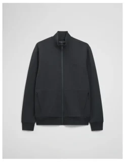 Country Road Athleisure Zip Through Sweat in Black