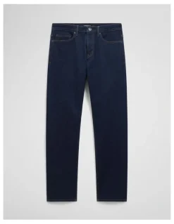 Country Road Australian Cotton Straight Leg Jean in Rinse Wash