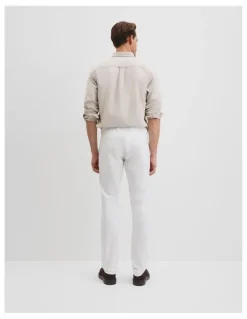 Country Road Australian Cotton Slim Fit Stretch Chino in White