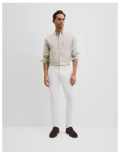Country Road Australian Cotton Slim Fit Stretch Chino in White