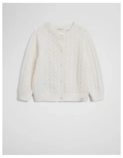 Country Road Australian Cotton Cardigan in Marshmallow