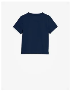 Country Road Australian Cotton Heritage T-Shirt in Navy