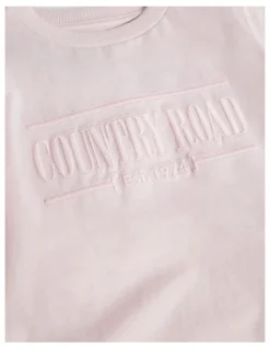 Country Road Australian Cotton Heritage T-Shirt in Marshmallow