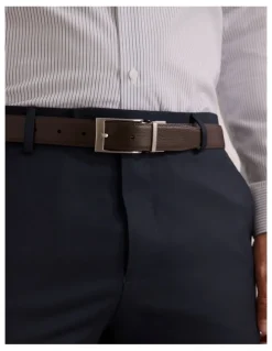 Country Road Australian Made Reversible Belt in Chocolate