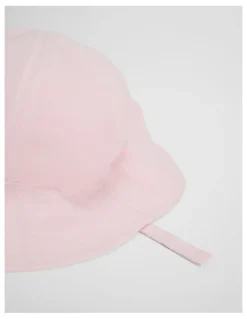 Country Road Baby Bucket Hat in Cloud Pink