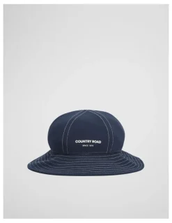Country Road Baby Bucket Hat in Navy