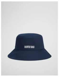 Country Road Child Heritage Bucket Hat in Navy