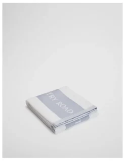 Country Road CR Logo Australian Cotton Tea Towel in Ciel Blue