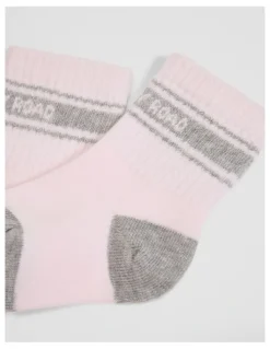 Country Road Cr Sport Crew Sock in Mineral Pink