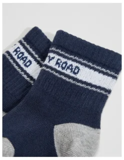 Country Road Cr Sport Crew Sock in Navy
