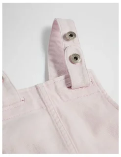 Country Road Denim Pinafore in Cloud Pink