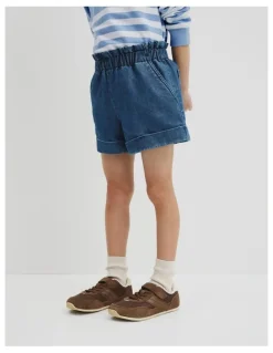 Country Road Denim Short in Mid Wash Blue