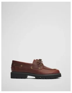 Country Road Haddie Boat Shoes in Tan