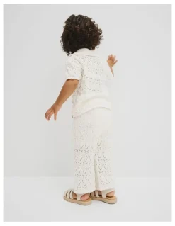 Country Road Knit Pant in Marshmallow