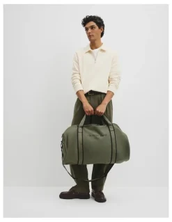 Country Road Logo Tote in Moss Green