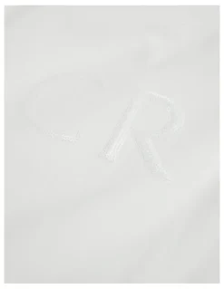 Country Road Long Sleeve Logo Frill T-shirt in Marshmallow