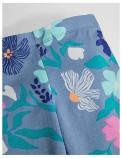 Country Road Organically Grown Cotton Blend Printed Legging in Dark Floral Print