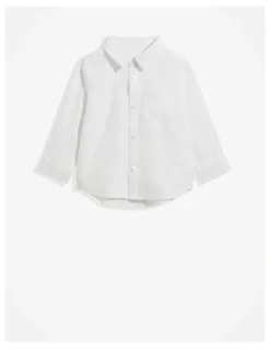 Country Road Organically Grown Linen Shirt in White