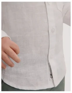 Country Road Organically Grown Linen Shirt in White