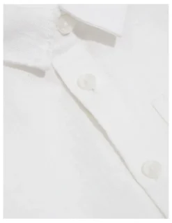 Country Road Organically Grown Linen Shirt in White