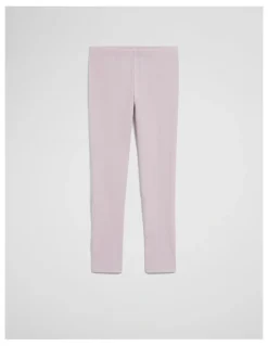 Country Road Organically Grown Cotton Blend Solid Rib Legging in Cloud Pink