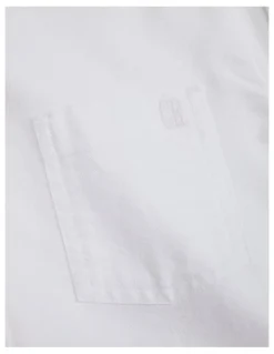 Country Road Organically Grown Cotton Oxford Shirt in White
