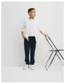 Country Road Organically Grown Cotton Oxford Shirt in White