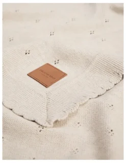 Country Road Organically Grown Cotton Swaddle in Mineral Pink