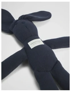 Country Road Organically Grown Cotton Bunny in Navy