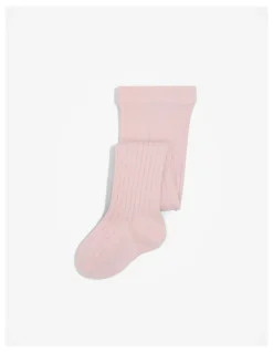 Country Road Rib Tights in Mineral Pink