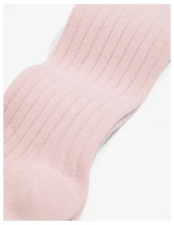 Country Road Rib Tights in Mineral Pink