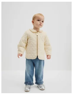 Country Road Sherpa Lined Jacket in Oyster