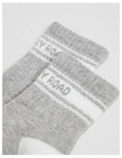 Country Road Sport Crew Sock in Grey Marle