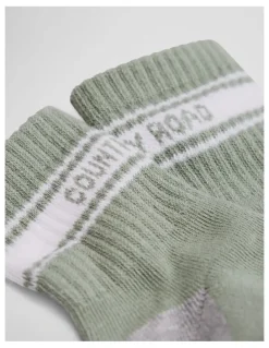 Country Road Sport Crew Sock in Fern