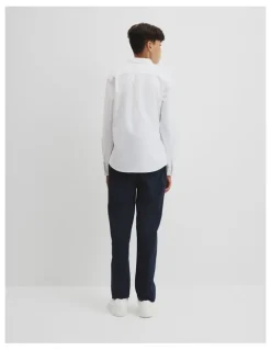 Country Road Teen Organically Grown Cotton Oxford Shirt in White