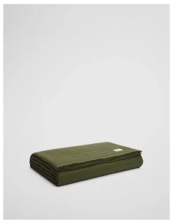 Country Road Wynn Quilt Bedcover in Dark Olive